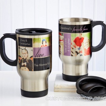 Personalized Travel Mugs, Photo Travel Mugs