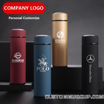 Personalized Thermos Water Bottles Stainless Steel Cup Custom Logo