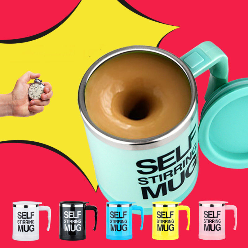 A Self-Stirring Mug Is the Gift You Buy Your Lazy Self