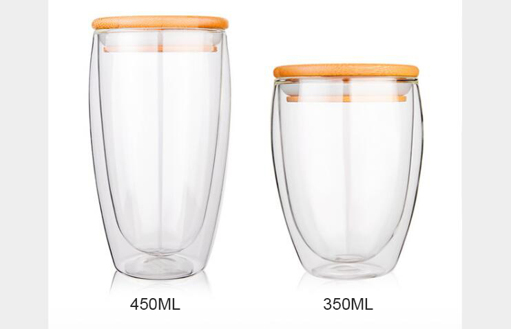 glass tumbler with lid